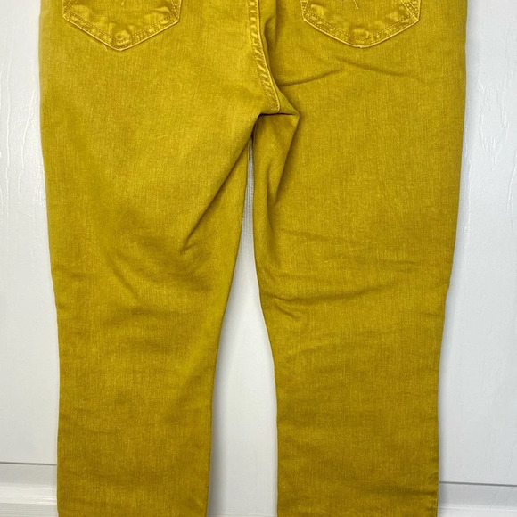 Mother Yellow Mid-Rise Skinny Leg Jeans size 29 - Picture 6 of 7